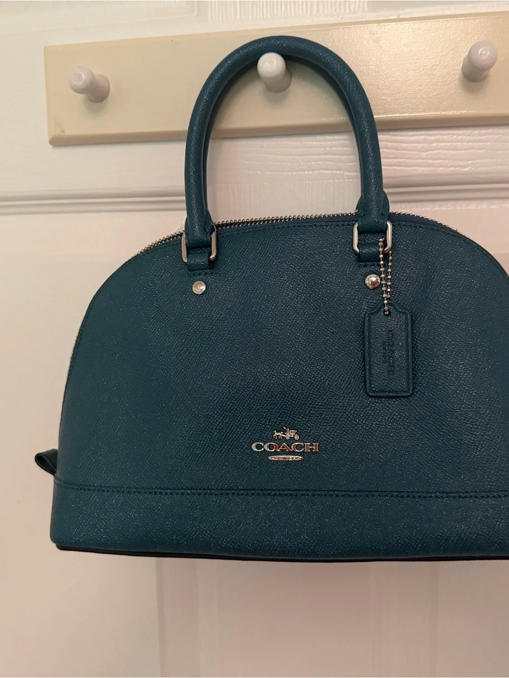 Coach Teal Dome Satchel